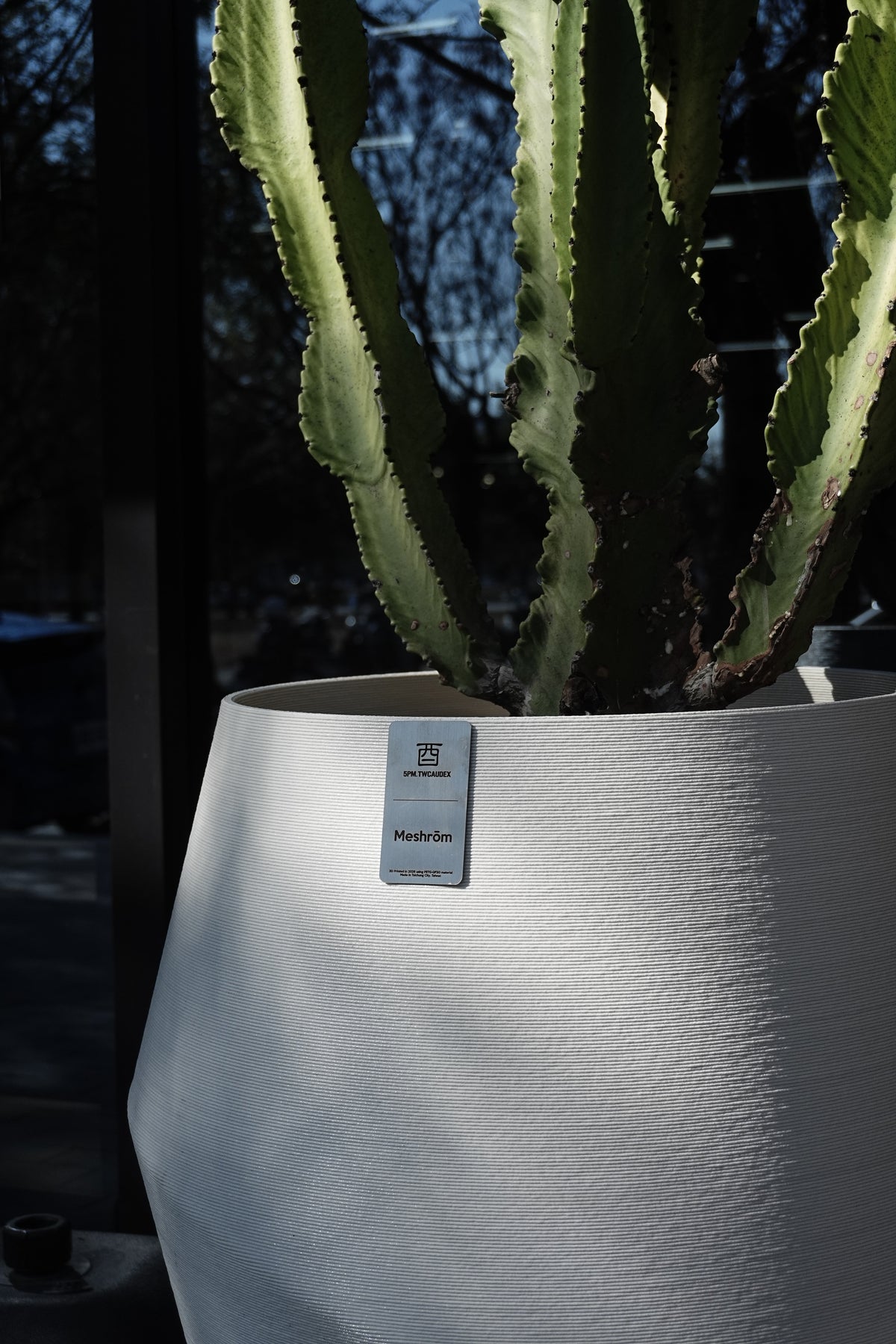 3D-Printed Planter for All Young Fitness 臺中優漾健身